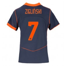 Inter Milan Piotr Zielinski #7 Tredjedrakt Kvinner 2025-26 Kortermet Inter Milan Piotr Zielinski #7 Tredjedrakt Kvinner 2025-26 Kortermet